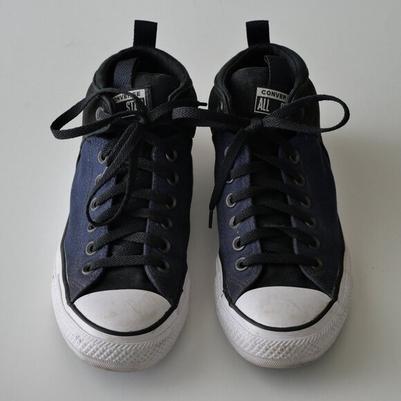 Converse All Stars Navy Blue - Men's Size 8 - Picture 1 of 16